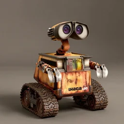 Wall-e but as a tank