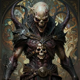 closeup of the platonic ideal of niander wallace, malignant dieselpunk and god complex dementor wild hunt chtulu nazgul mandelbulb davinci, d & d, fantasy, ego death, detailed, intricate, hyperrealism, intense, scary, decay, art by artgerm and greg rutkowski and alphonse mucha