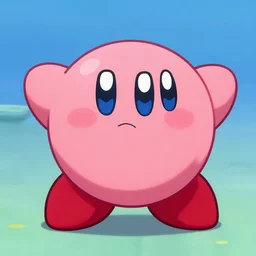 Fanart of Kirby, the nintendo character Kirby, cute