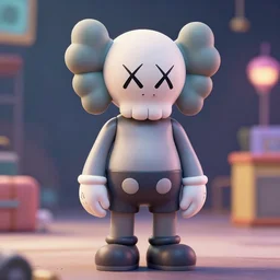 cute full body character, of cute stylish y 2 k robot, trending on artstation, digital painting, t - pose, kaws, disney, pixar, 8 k, hd, dof, kodak film, volumetric lighting, subsurface scattering, photorealistic, octane render, extreme details