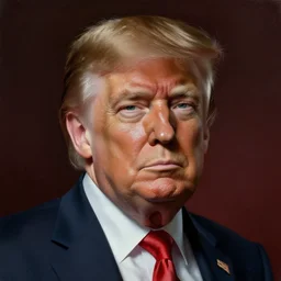 donald trump paint huffer guy ( patrick tribett )