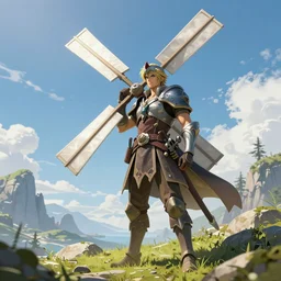 concept art of windurst, lush background, sunny day, high definition, ultra detailed, cinematic, photorealistic