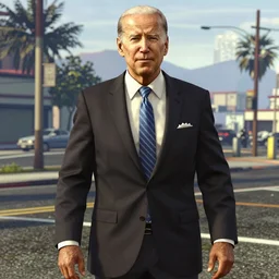 Joe biden as Joe biden in GTA V.