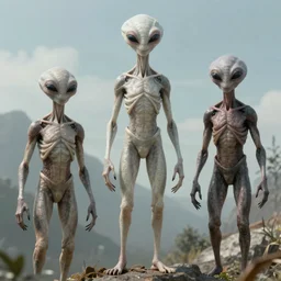 actual photography of tall whites aliens, award winning, high def,