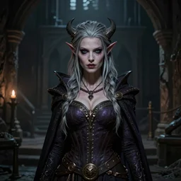 a highly detailed portrait of a female tiefling, eerie medieval castle dungeon setting, ambient light, fantasy art, pathfinder portrait, d & d portrait, artstation, digital art, symmetrical, centered, art by michael whelan, frank frazetta, tim hildebrandt, gerald brom, keith parkinson, boris vallejo