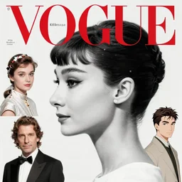 korean audrey hepburn, ilya kuvshinov, vogue magazine, greg rutkowski, john singer sargent, anime, trending on artstation, side portrait profile, intricate