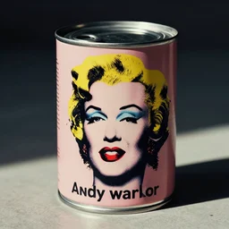 a can of condensed milk by Andy warhol