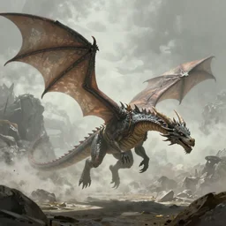 Giger portrait of queen dragon, Dragon in dragon lair, HD, full body dragon concept, flying dragon, Human body with dragon features, soft shading, soft colors, relaxed colors, hyperdetailed, wide angle lens, fantasy, futuristic horror, style of giger