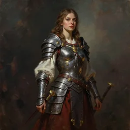 full - body portrait of slavic woman warrior, digital painting, by valerian city of a thousand planets, by ruan jin #, by mandy jurgens #, by artgerm #, william - adolphe bouguerea #