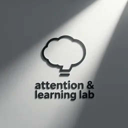 icon stylized minimalist logo design for'attention & learning lab ', academic, pictorial representation of thought, spotlight of attention, symbolic, no text, cory loftis, behance hd by jesper ejsing, by rhads, victo ngai, ilya kuvshinov, flat design, professional online branding
