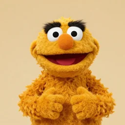 cartman as a fluffy muppet