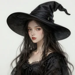 An extremely beautiful pre-raphaelite portrait of a cute witch, surreal, ultradetailed, intricate, elegant, digital art painting, artstation, concept art, smooth, sharp focus, illustration, regal, award winning picture, extremely detailed masterpiece, sense of awe, featured on artstation, Artgerm, effervescent punk kawaii-noir pastel bubbles, winning award piece, ethereal rainbows, Aetherpunk, low-key neon lightning, stormy weather, Exquisite details, 8K detail post-processing