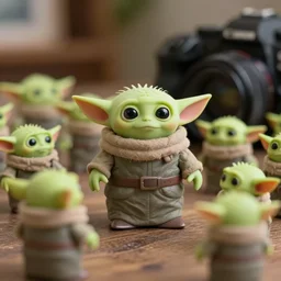 high quality presentation photo of cute little green men from outer space, photography 4k f1.8 anamorphic bokeh 4k Canon Nikon