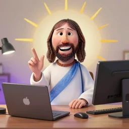 jesus as a twitch streamer