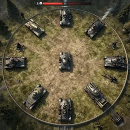 tactical top down, round based videogame about ww 2, award winning design, gameplay screenshot, unrealengine 5, redshift, octane, global illumination