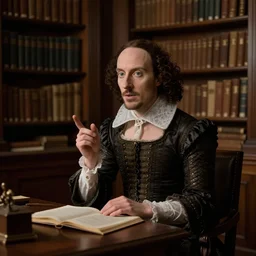 Shakespeare\'s sister talking smack in the library with Stephen Dedalus