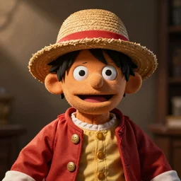 luffy in the Muppet show, strawhat