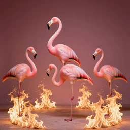 a portrait photograph of divine doing acrobatics in pink flamingos in a circus full of flames in 1 9 9 0 s, studio light photography, high definition, 8 k, taken by steven meisel