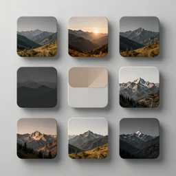 variation of ui elements, ux, ui kit, different shape, chromatic, fine details, design document, the guideline