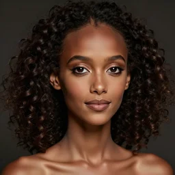 An Ethiopian cyborg, portrait, by Noriaki Yokosuka