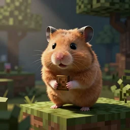 hamster in minecraft