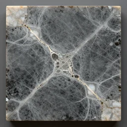 abstract marble statu, with quartz veins, made by gaudi, heavy grain, high quality,