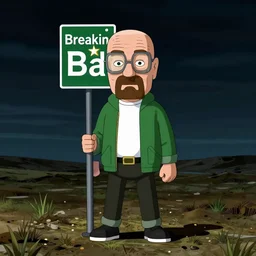 Breaking Bad 2000s Adult Swim Cartoon