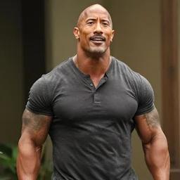 Dwayne Johnson as a Muslim