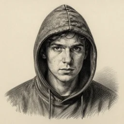 An intruder, pencil drawing, portrait, highly detailed, Stephen Gammell, trending on artstation