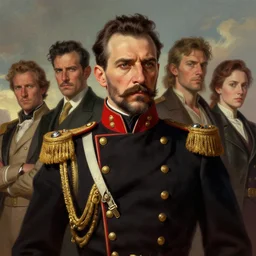 portrait of a spanish republican officer ruben ruiz ibarruri, tragic, military art, fantasy, hd shot, digital portrait, beautiful, artstation, comic style, by artgerm, guy denning, jakub rozalski, magali villeneuve and charlie bowater