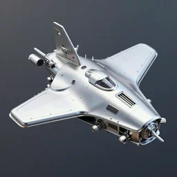 solid silver 3d spaceship, artstation, chromatic aberration, digital art, macro, raytracing, closeup, highly detailed, 8k