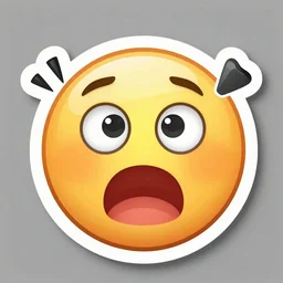 A sticker expressing hilarious response
