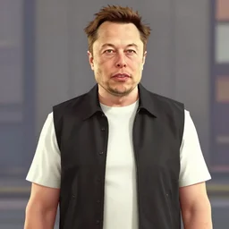 elon musk as a character in gta v, highly detailed