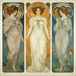 queen of jupiter by zdzisław beksinski, zaha hadid and alphonse mucha