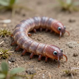 a worm that has evolved into a man realistic cinematic 3 5 mm