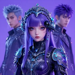 a beautiful portrait of a cute cyberpunk crow by sandra chevrier and greg rutkowski and wlop, purple blue color scheme, high key lighting, volumetric light, digital art, highly detailed, fine detail, intricate, ornate, complex, octane render, unreal engine, photorealistic