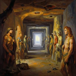 A portal to the dimension of infinate paintings, beautiful matte painting, michael whelan, Moebius, frank frazetta, sid mead, thomas kinkade, rodney mathews, trending on artstation