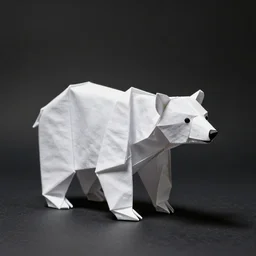 origami polar bear