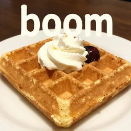 “boom waffle”