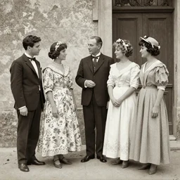 vintage photograph from the set of La Chinoise
