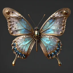 portrait shot of a steampunk robot butterfly, unreal engine realistic render, 8 k, micro detail, intricate, elegant, highly detailed, centered, digital painting, artstation, smooth, sharp focus, illustration, artgerm, tomasz alen kopera, peter mohrbacher, donato giancola, joseph christian leyendecker, wlop, boris vallejo