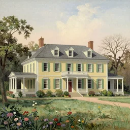 a big house by J. C. Leyendecker