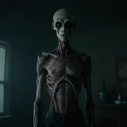 still photo of slenderman in american horror story : deep web ( 2 0 2 4 ), cinematic lighting, scene, cinematic