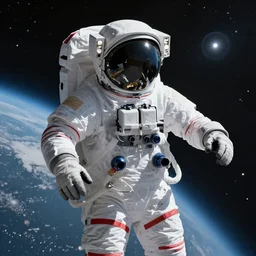 Cosmonaut in space, trending on artstation, octane render, 8K