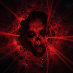 peeping the horror that is a red and black pulsating mass