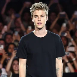 justin bieber 7 5 years old, live on stage in front of crowds of people, portrait by greg hildebrandt, studio lighting, muted colors, by terry richardson, by frank frazetta, extreme detail, reflections, trending on artstation, 8 k