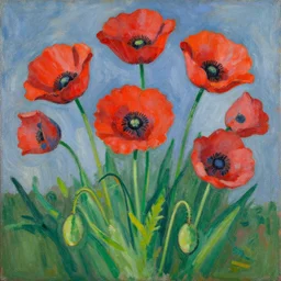 emil nolde stype poppy flowers