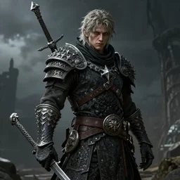 broden kelly as a dark souls character portrait