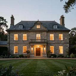 a big house, fantastic lighting by joe fenton