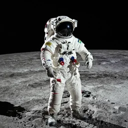 a man on the moon